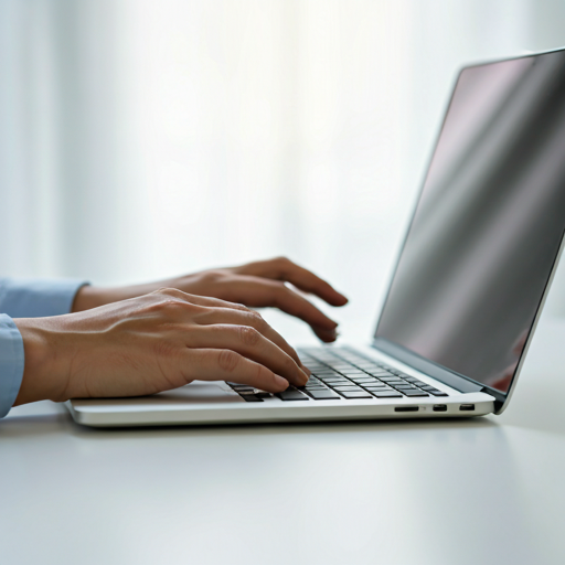 Laptop Typing